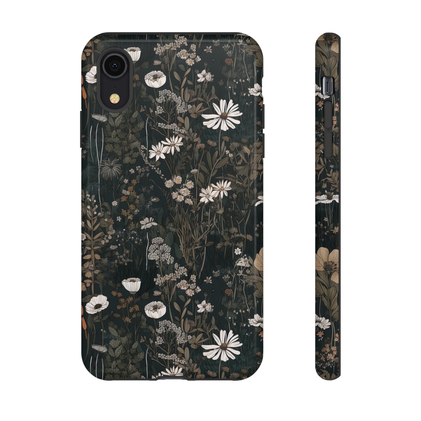 Dark Cottagecore Daisies Aesthetic Phone Case