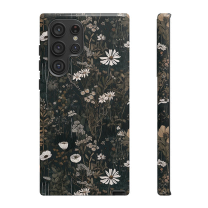 Dark Cottagecore Daisies Aesthetic Phone Case