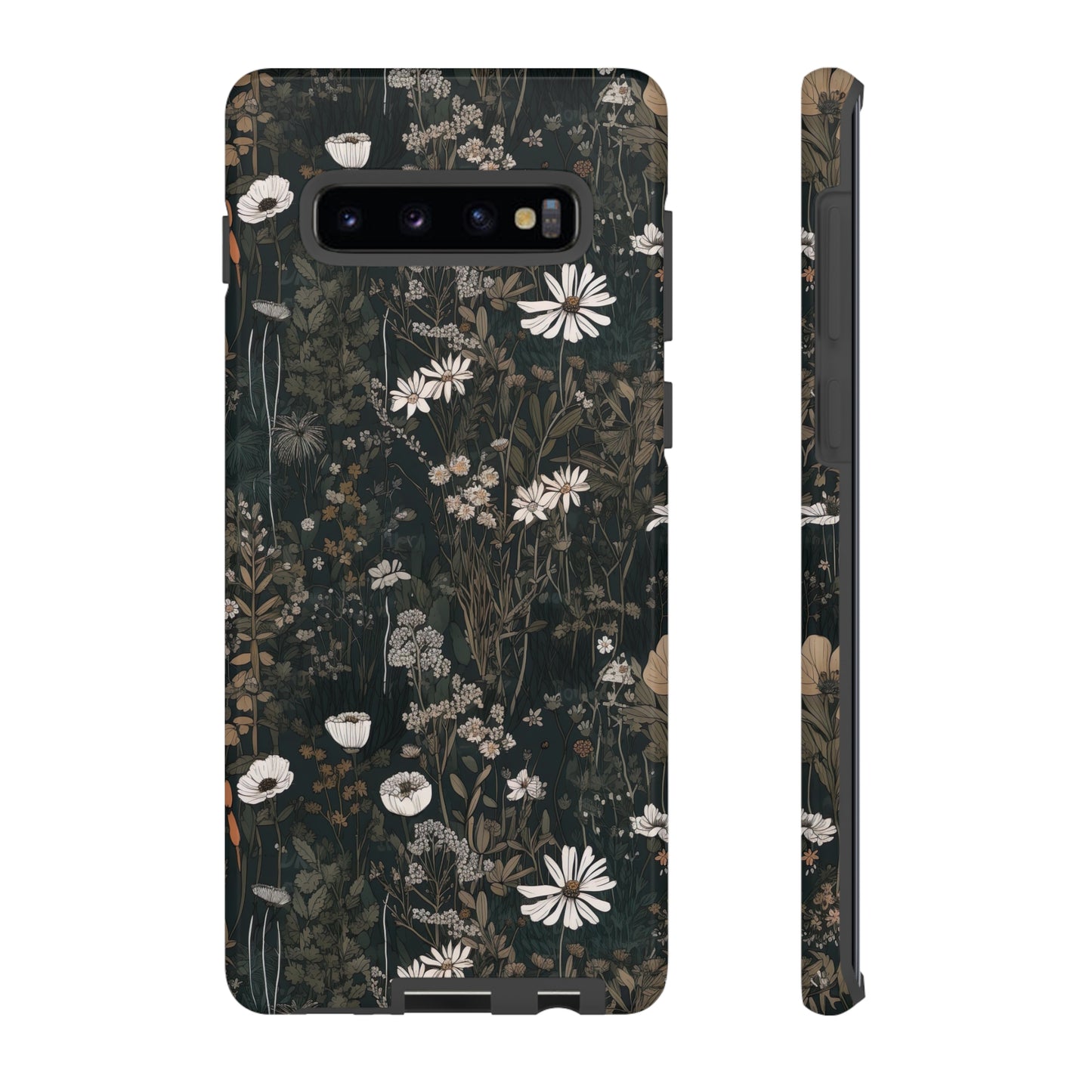 Dark Cottagecore Daisies Aesthetic Phone Case