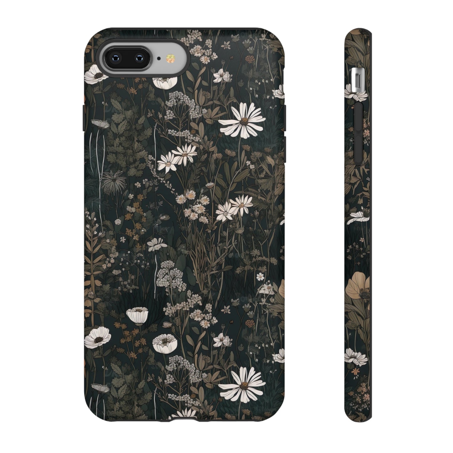 Dark Cottagecore Daisies Aesthetic Phone Case