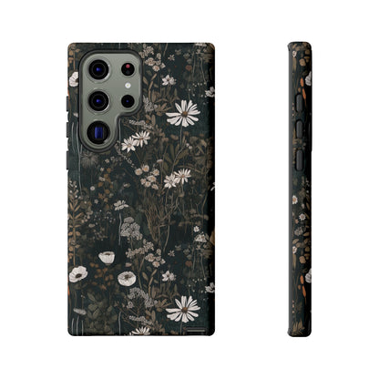 Dark Cottagecore Daisies Aesthetic Phone Case