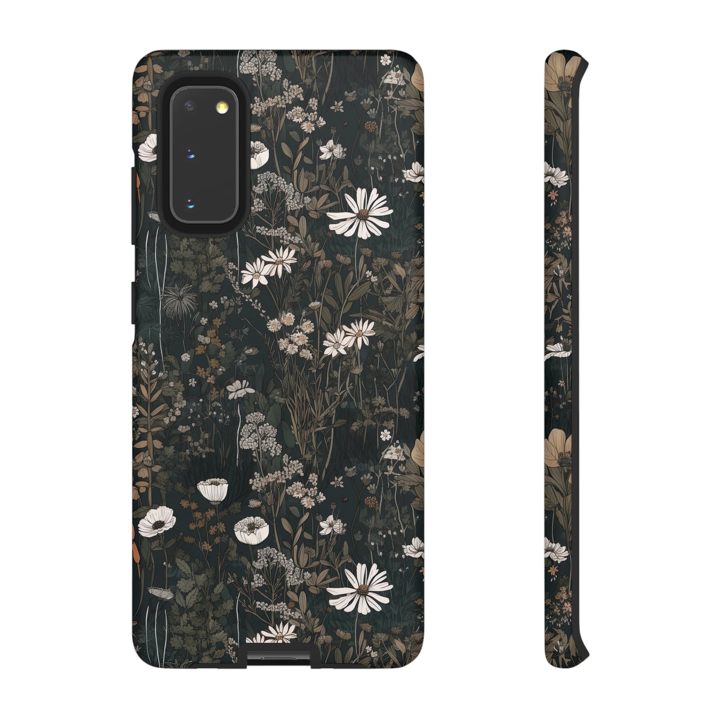 Dark Cottagecore Daisies Aesthetic Phone Case