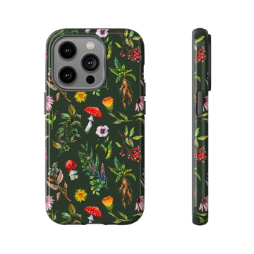 Green Witch Magical Herbs Tough Phone Case