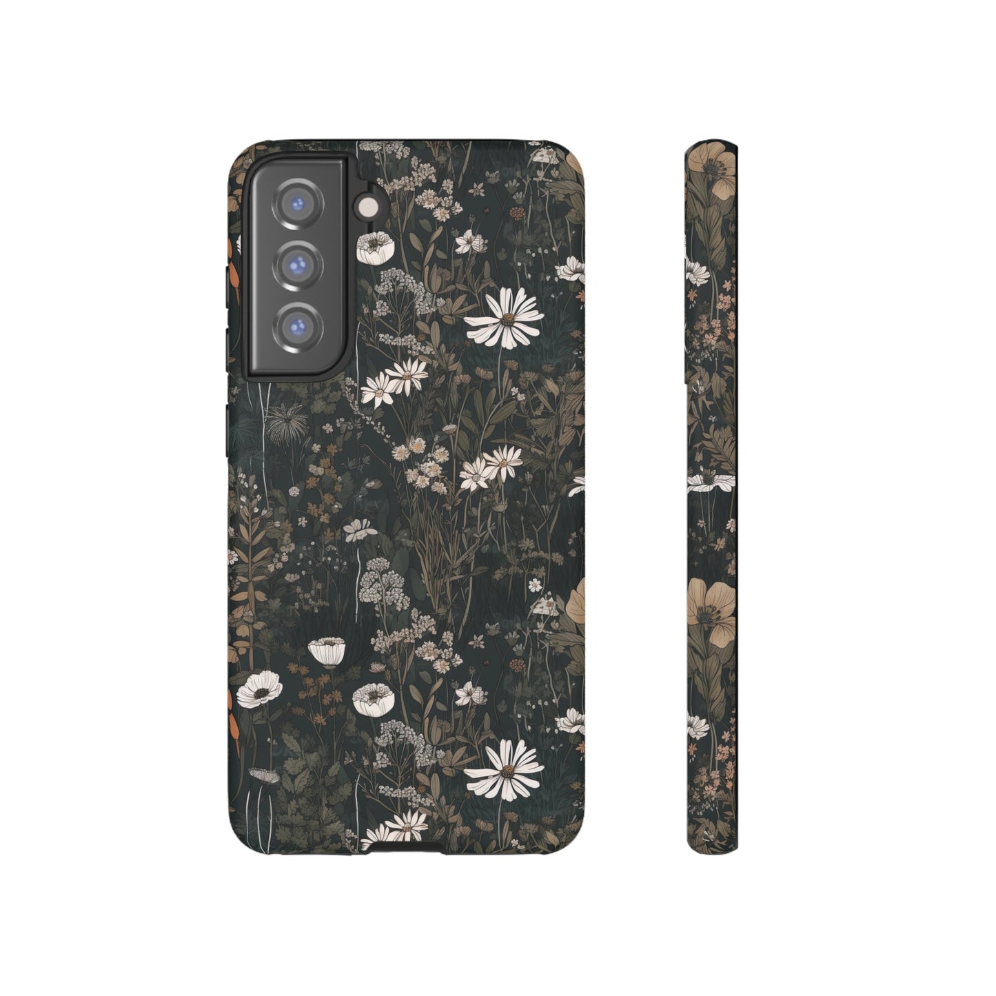 Dark Cottagecore Daisies Aesthetic Phone Case