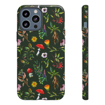Green Witch Magical Herbs Tough Phone Case