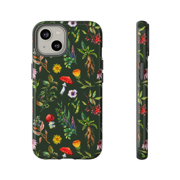 Green Witch Magical Herbs Tough Phone Case