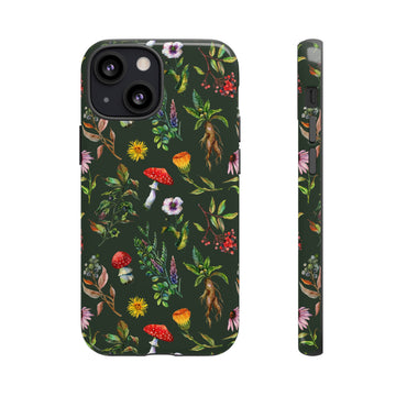 Green Witch Magical Herbs Tough Phone Case