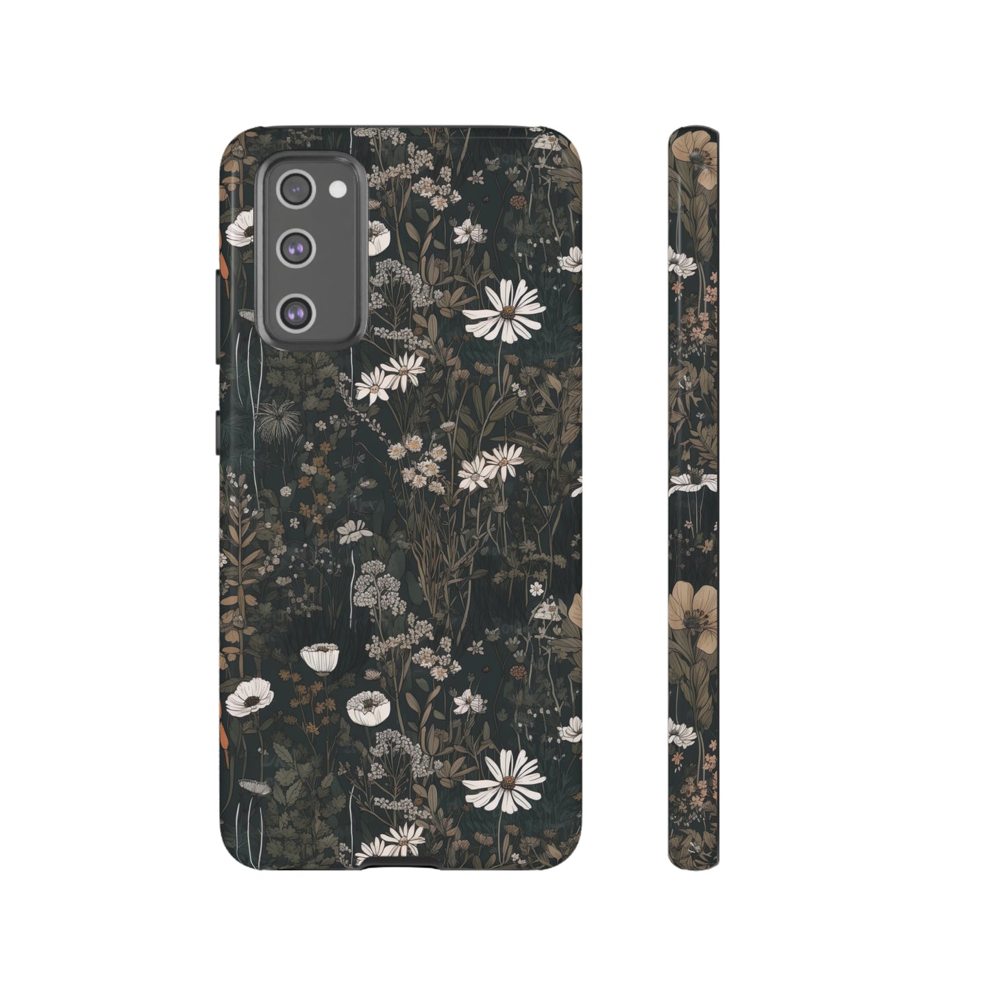 Dark Cottagecore Daisies Aesthetic Phone Case