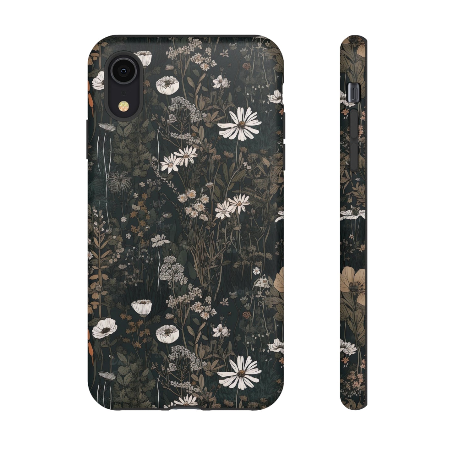 Dark Cottagecore Daisies Aesthetic Phone Case