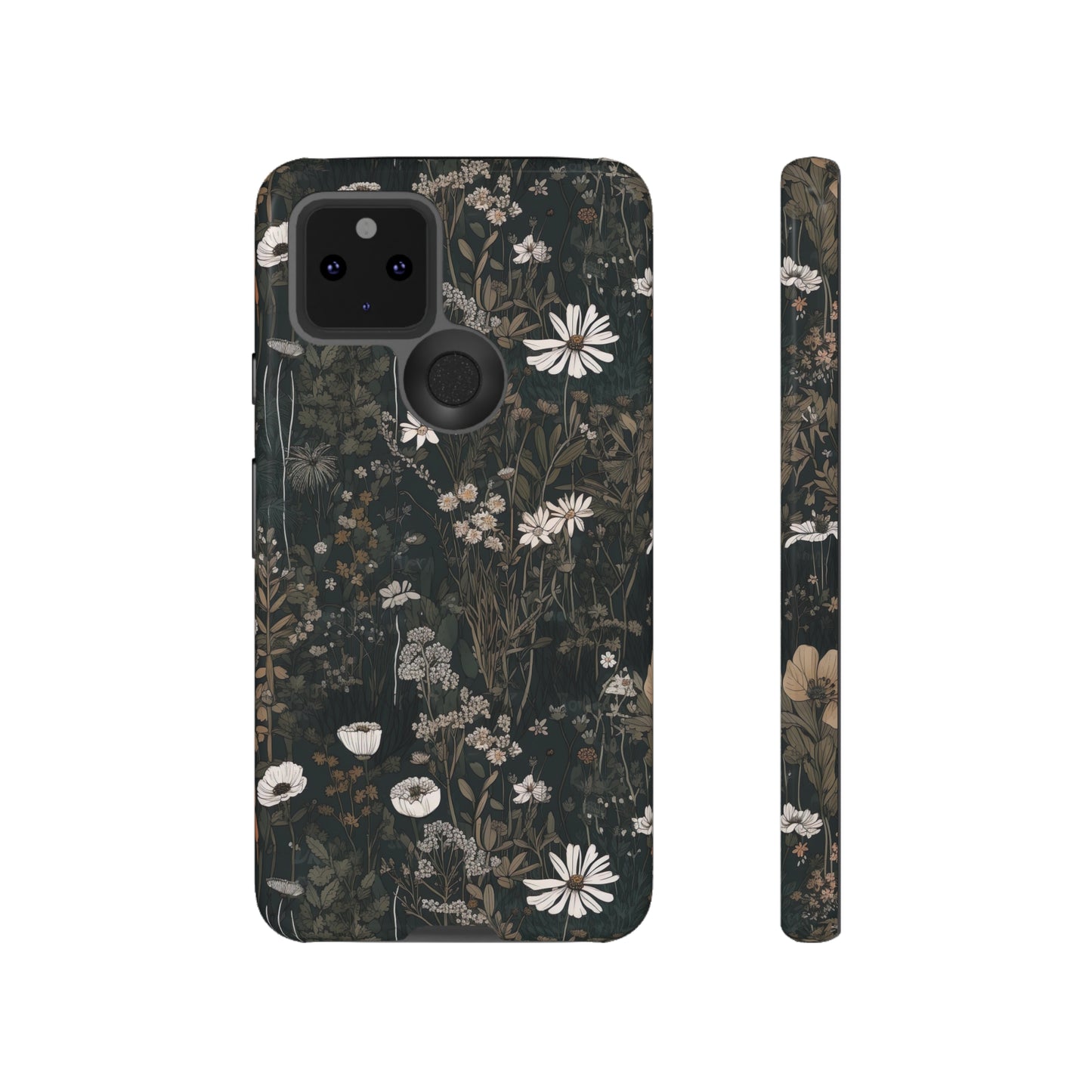 Dark Cottagecore Daisies Aesthetic Phone Case