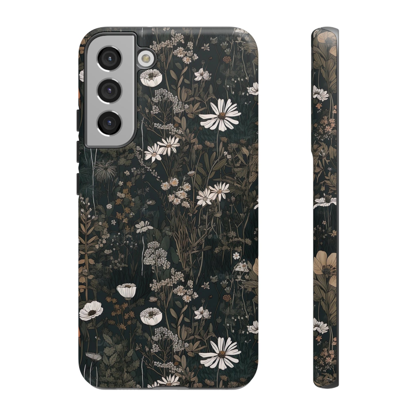 Dark Cottagecore Daisies Aesthetic Phone Case