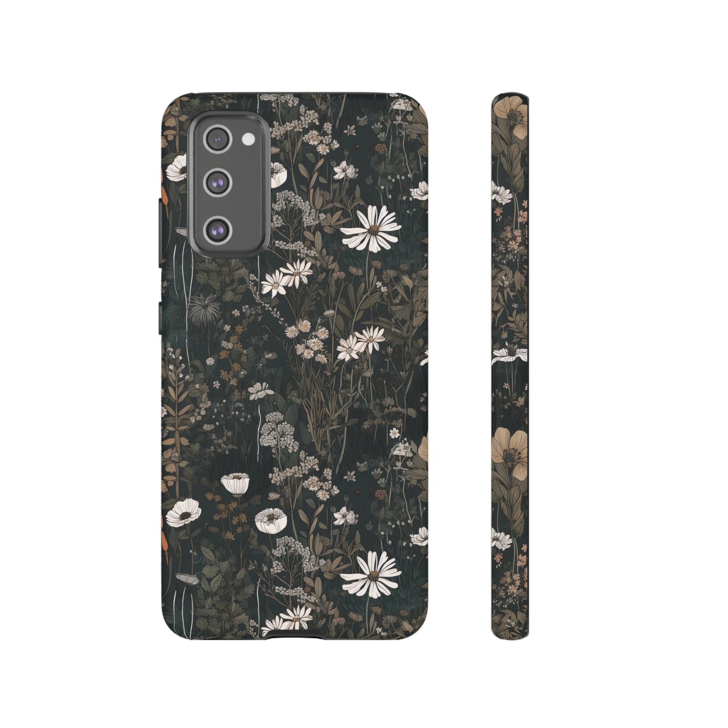 Dark Cottagecore Daisies Aesthetic Phone Case