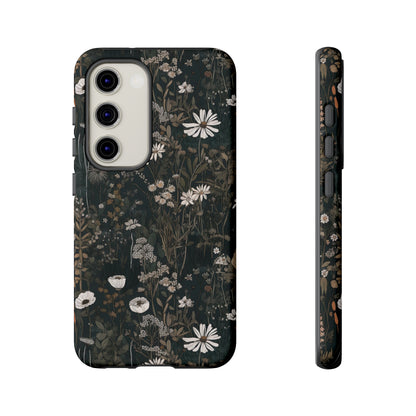 Dark Cottagecore Daisies Aesthetic Phone Case