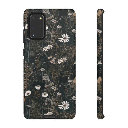 Dark Cottagecore Daisies Aesthetic Phone Case