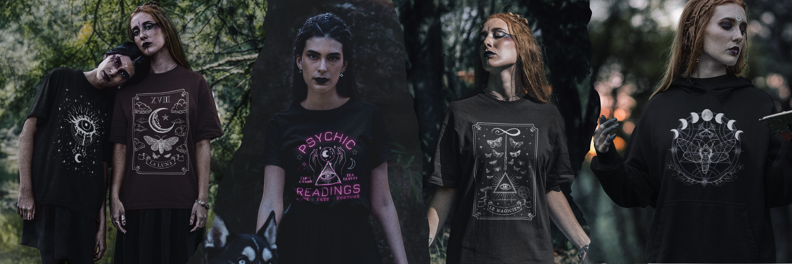 dark witchy aesthetic clothing store