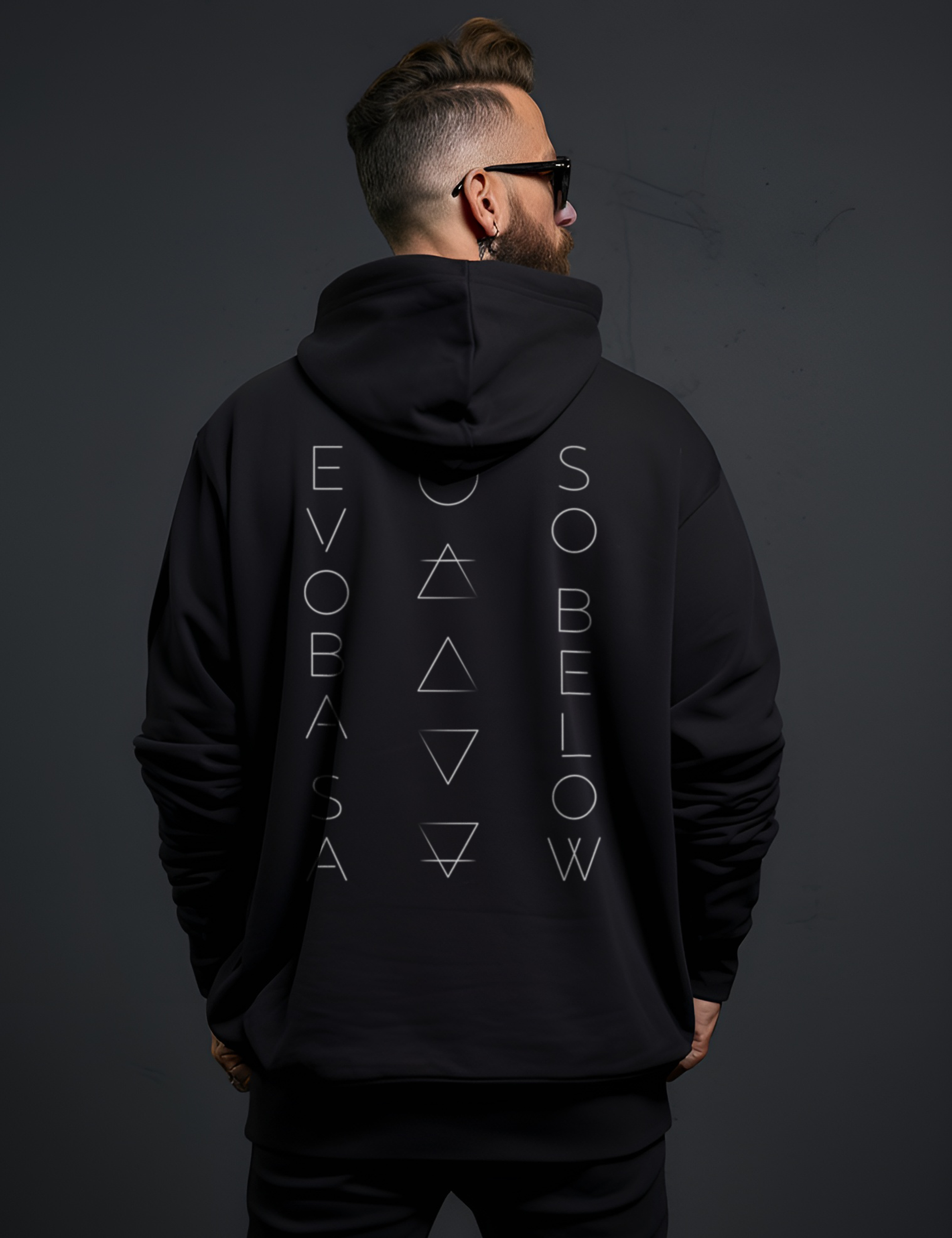 As Above So Below Occult Witchy Goth Pullover Hoodie