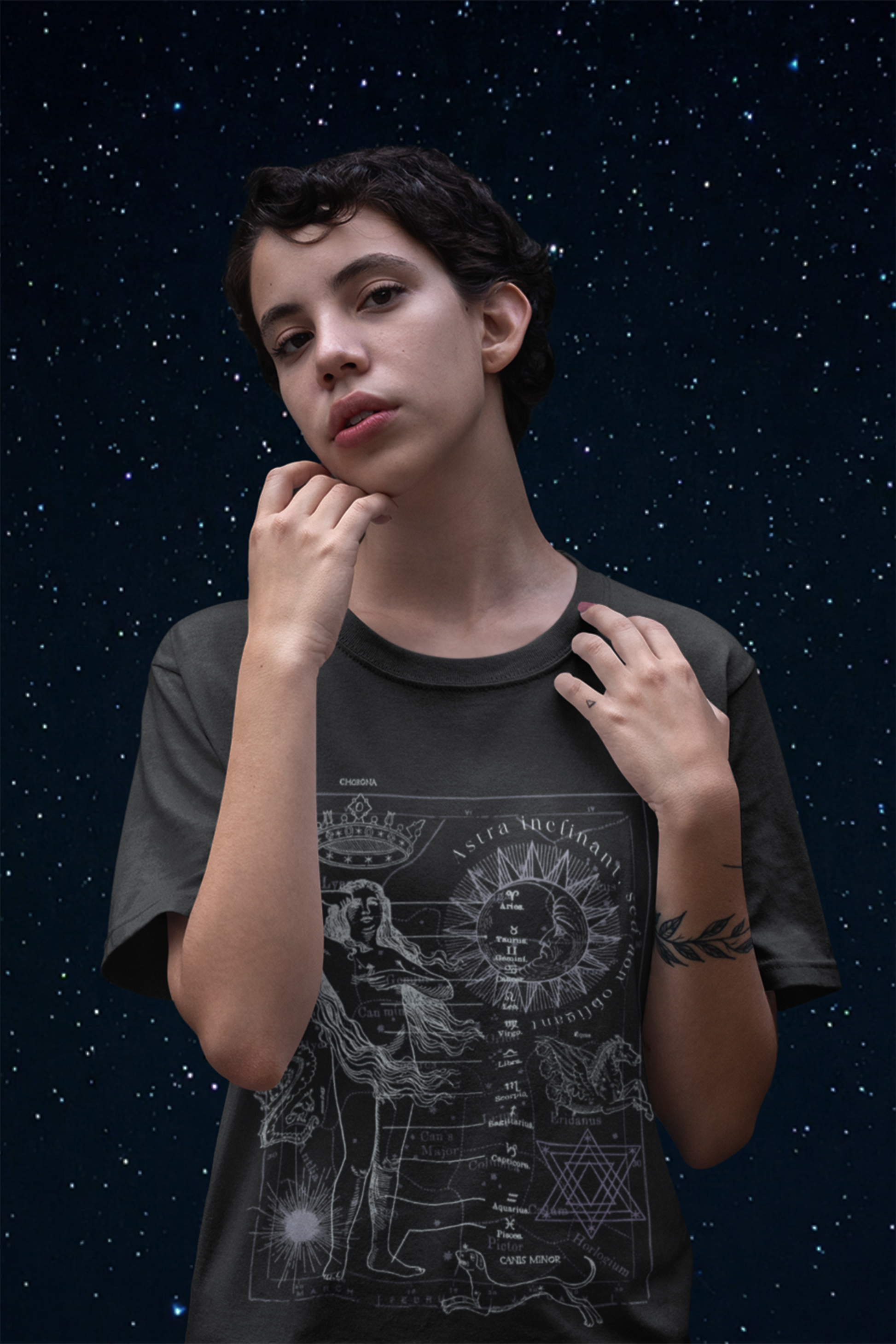 Vintage Esoteric Astrology Occult Clothing Shirt