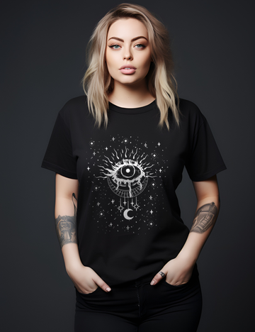 Mystical Witchy Aesthetic Clothing Evil Eye Shirt