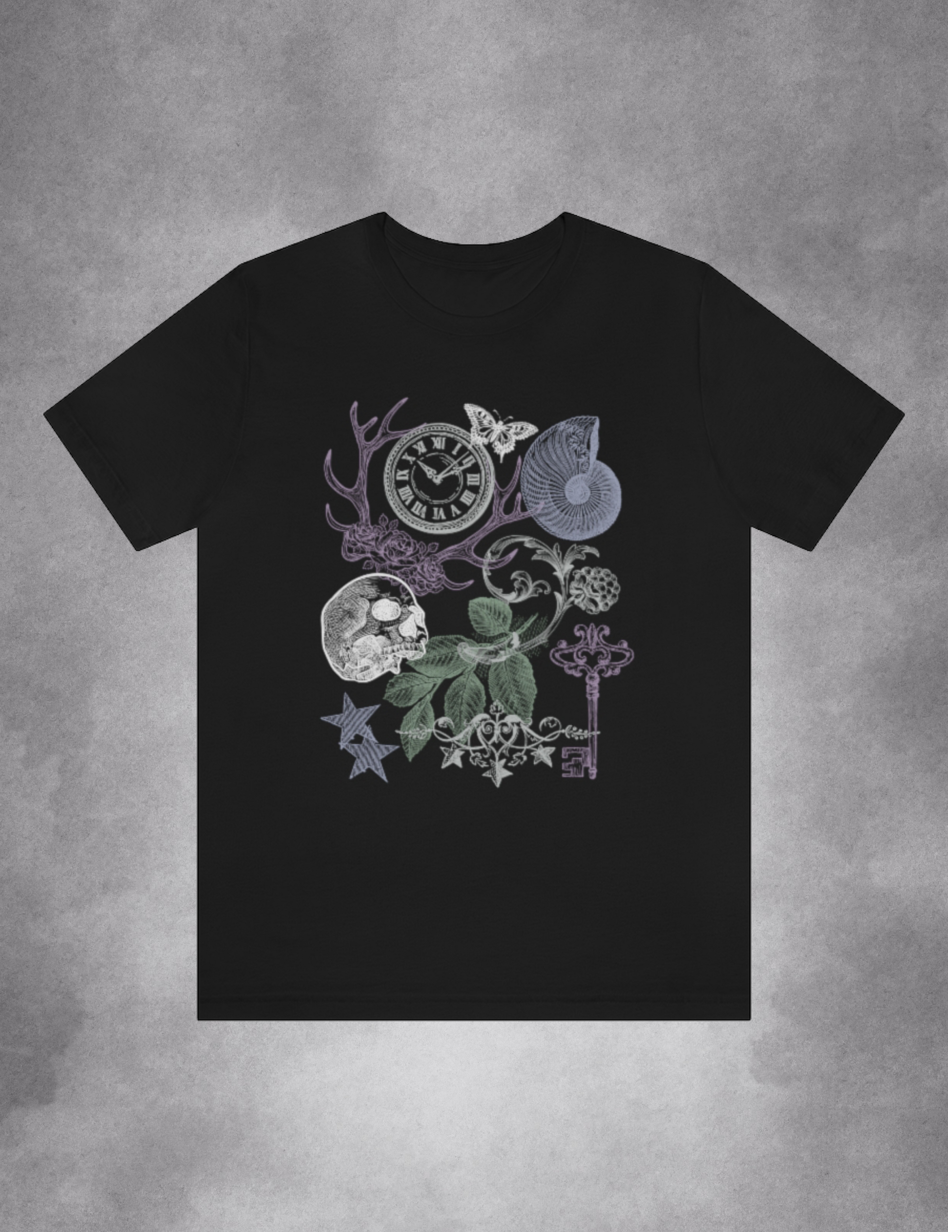 Goth Grunge Academia Aesthetic Plus Size Clothing Shirt