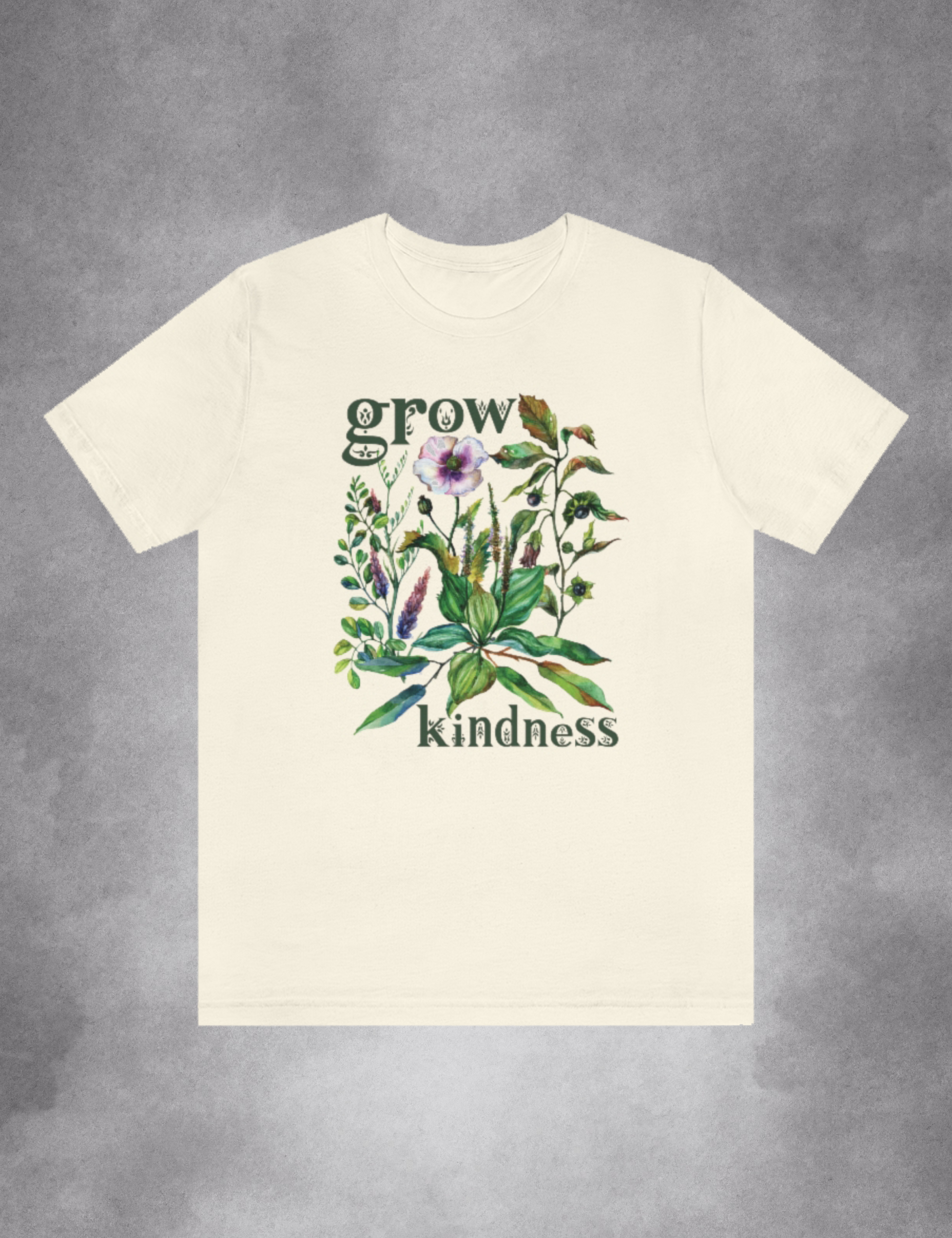 Green Witch Aesthetic Grow Kindness Herbal Shirt