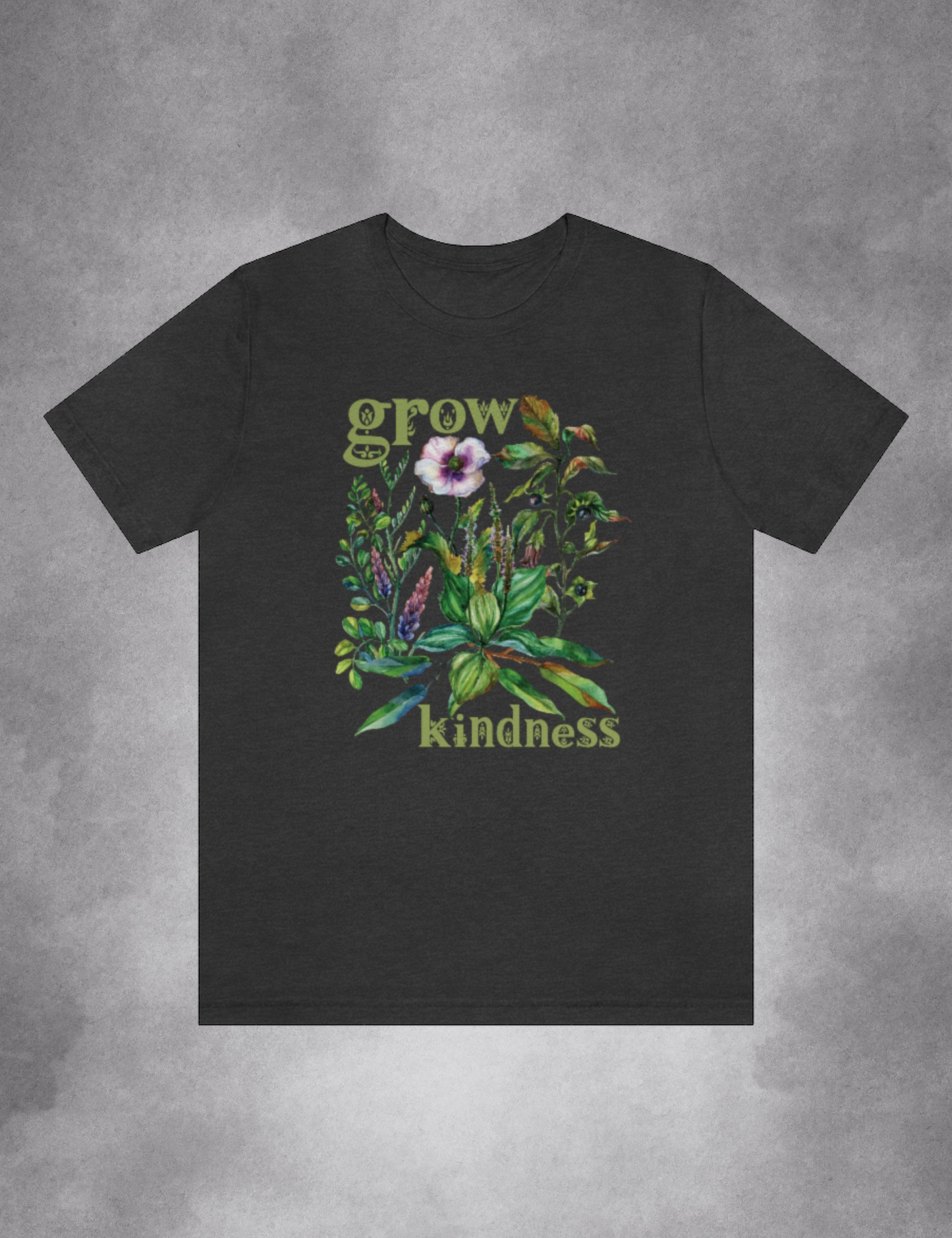 Green Witch Aesthetic Grow Kindness Herbal Shirt