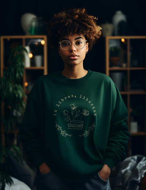 Book best sale lover sweatshirt