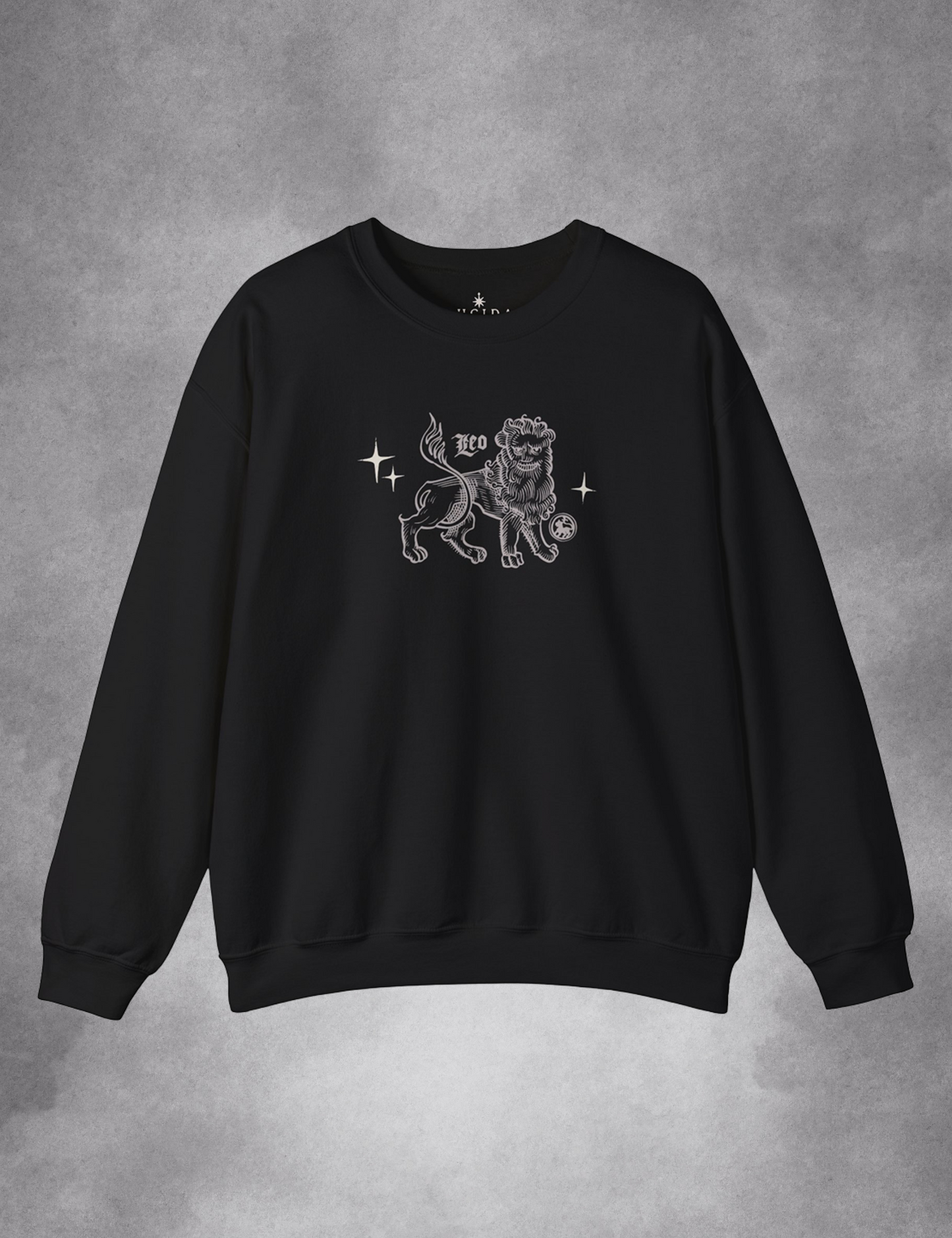 Leo Zodiac Sign Esoteric Astrology Occult Plus Size Goth Mystical Sweatshirt