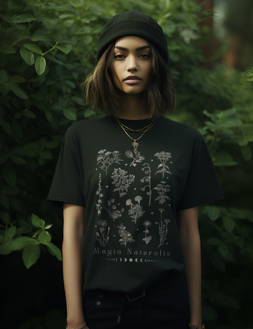 Green Witch Natural Magic Herbology Plant Lover Plus Size Shirt