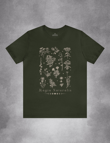 Green Witch Natural Magic Herbology Plant Lover Plus Size Shirt