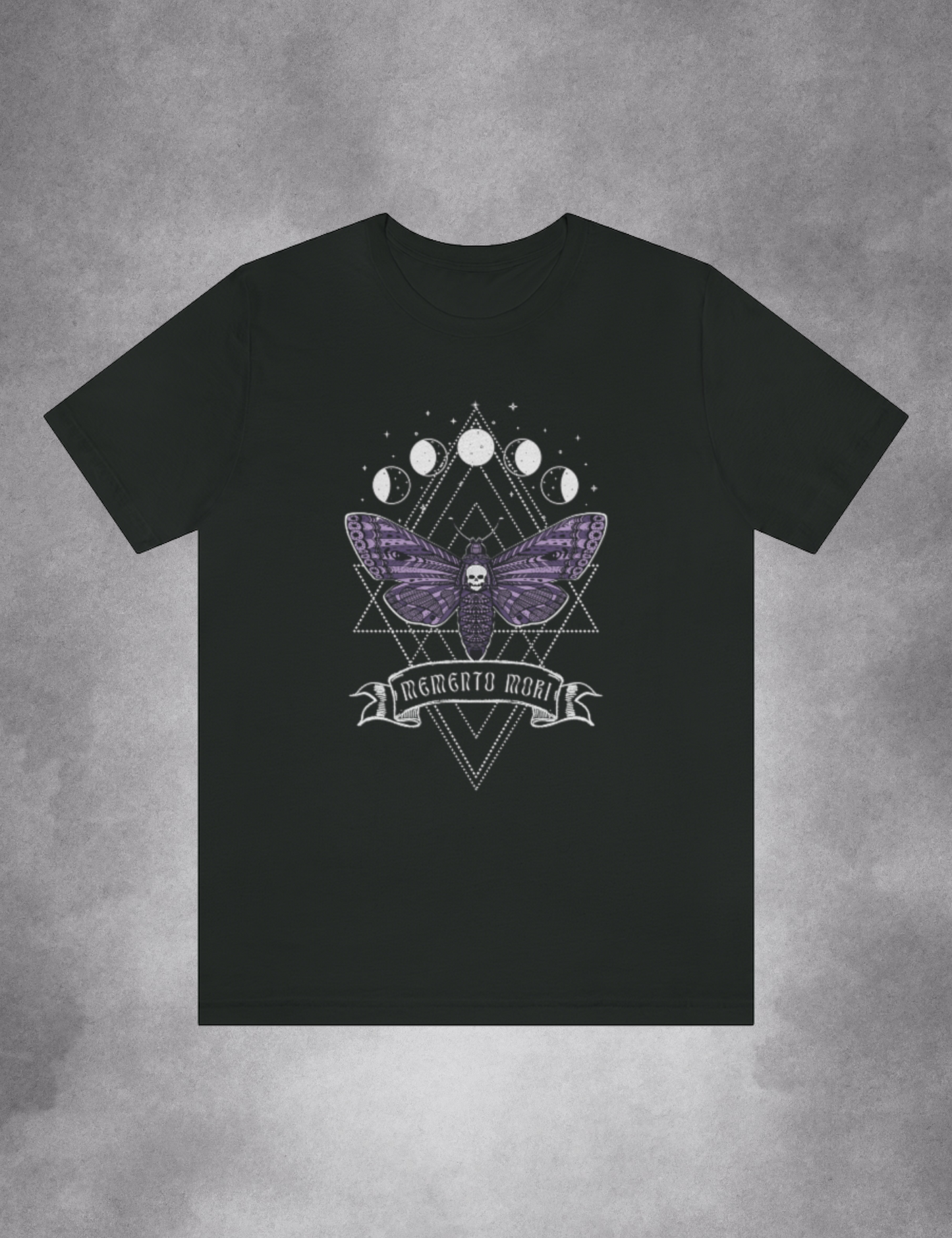 Memento Mori Witchy Aesthetic Moth Moon Phase Shirt