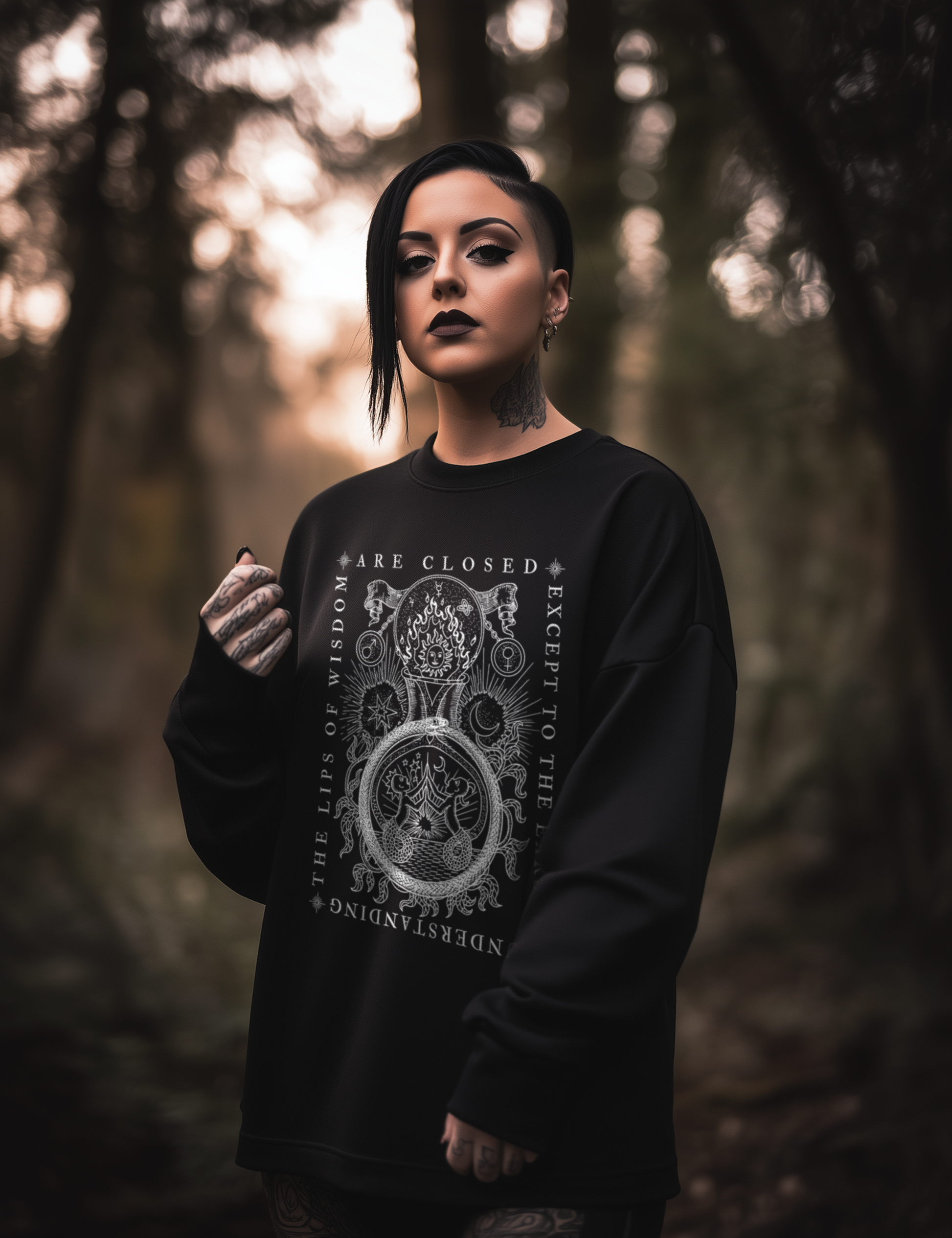 Ouroboros Occult Alchemy Esoteric Long Sleeve Shirt