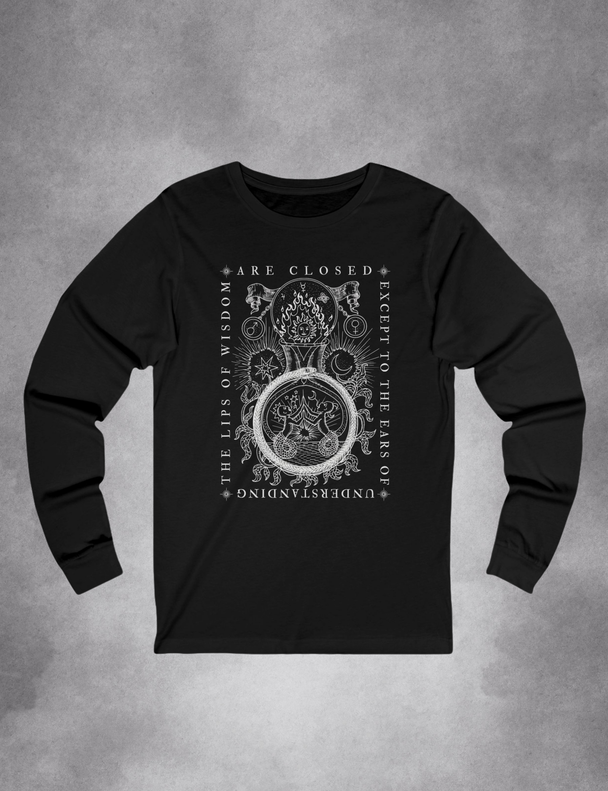 Ouroboros Occult Alchemy Esoteric Long Sleeve Shirt