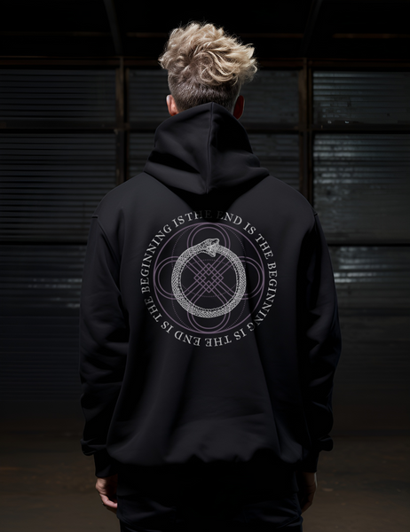 Ouroboros Occult Zip Up Hoodie – Lucida Mystica