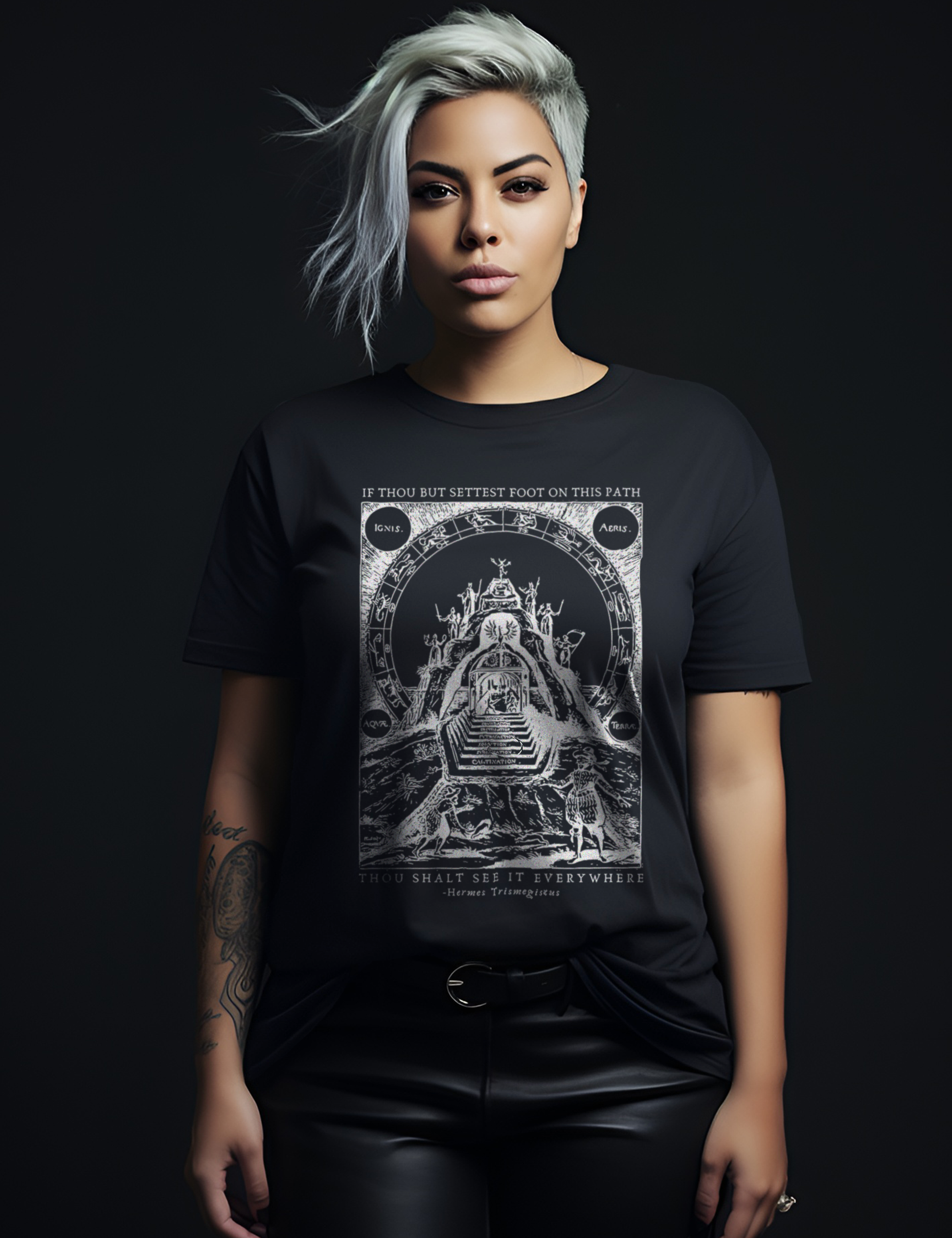 Hermetic Alchemy Occult Esoteric Shirt