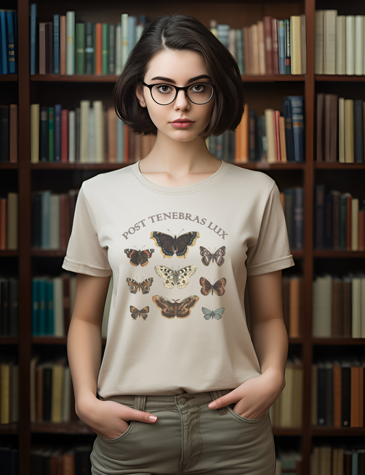 Dark Academia Aesthetic Outfits Moth Shirt