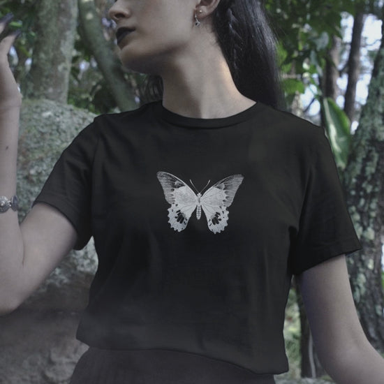 Witchy Aesthetic Plus Size Clothing Metamorphosis Butterfly Shirt