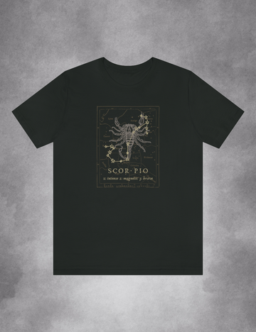 Mens Womens Dark Academia Aesthetic Outfits Scorpio Zodiac Shirt