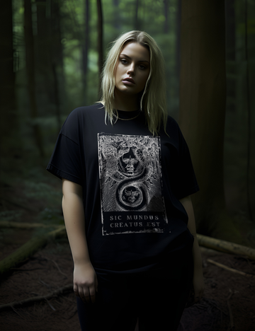 Sic Mundus Creatus Est Occult Alchemy Hermetic Esoteric Plus Size Shirt