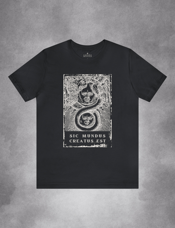 Sic Mundus Creatus Est Occult Alchemy Hermetic Esoteric Plus Size Shirt