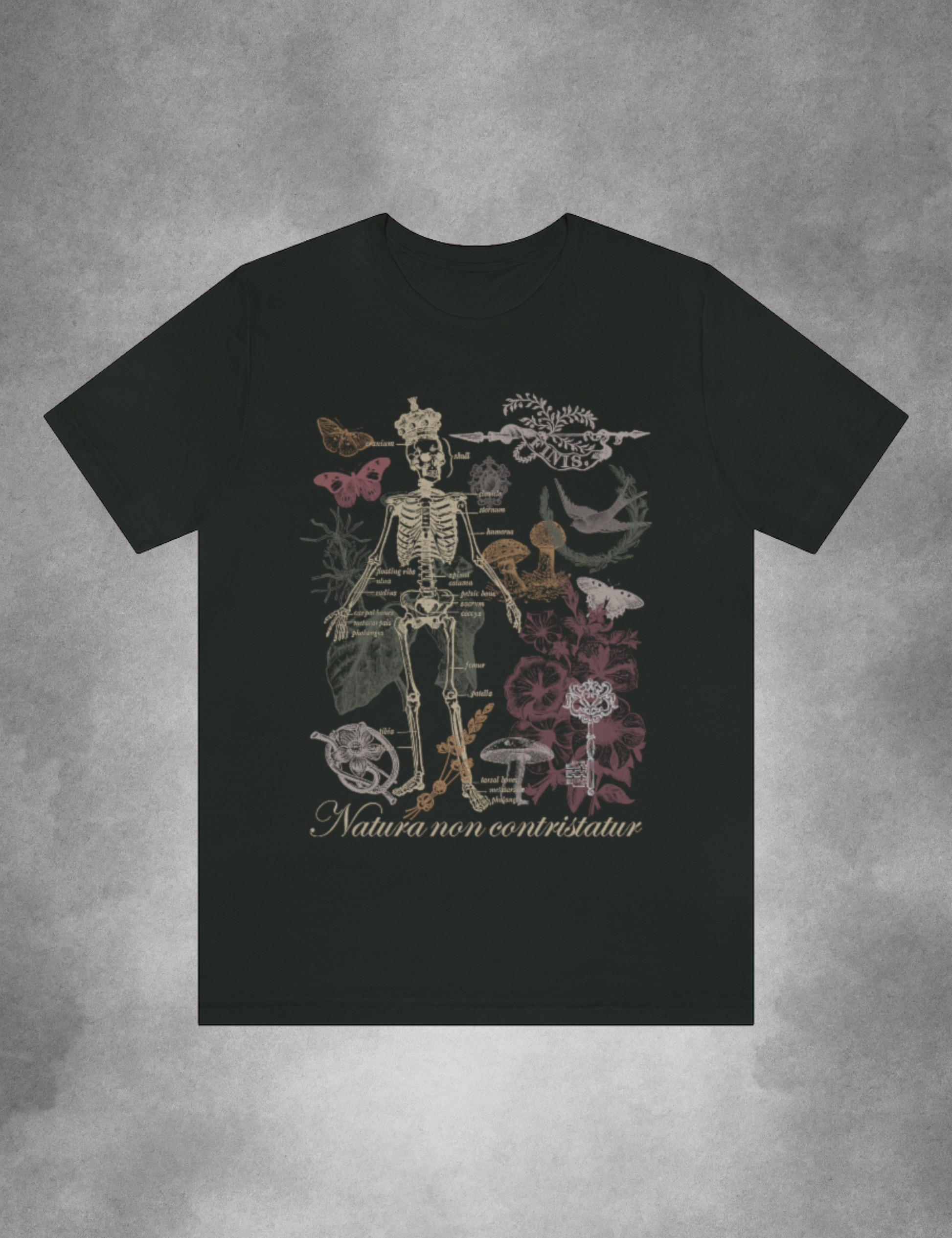 Grunge Academia Aesthetic Outfits Skeleton Goth ShirtGrunge Academia Aesthetic Outfits Skeleton Goth Shirt