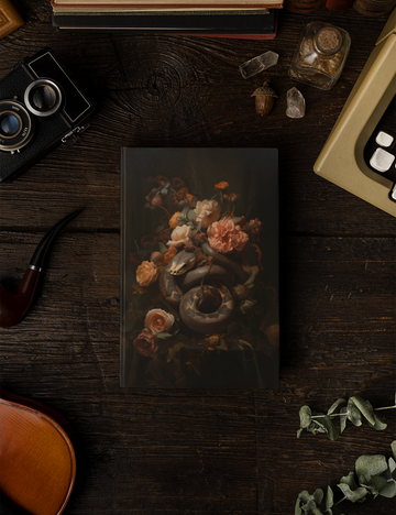 Snake Botanical Hardcover Notebook