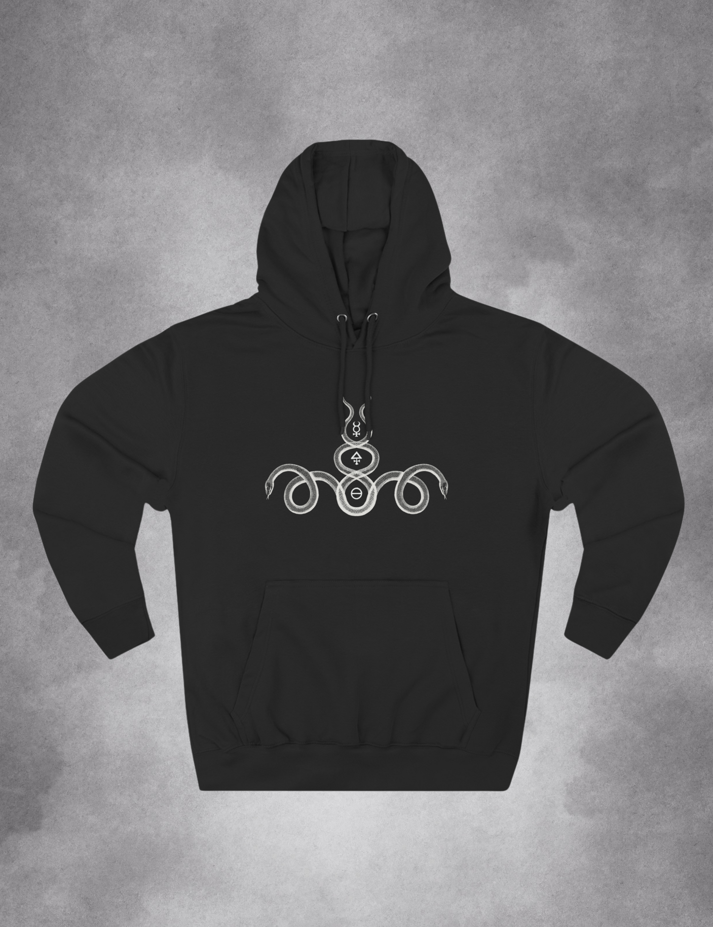 Alchemy Occult Snake Magnum Opus Plus Size Goth Witchy Esoteric Hoodie