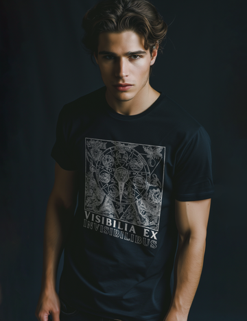 Visibilia Ex Invisibilibus Occult Esoteric Plus Size Goth Mystical Shirt