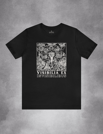 Visibilia Ex Invisibilibus Occult Esoteric Plus Size Goth Mystical Shirt