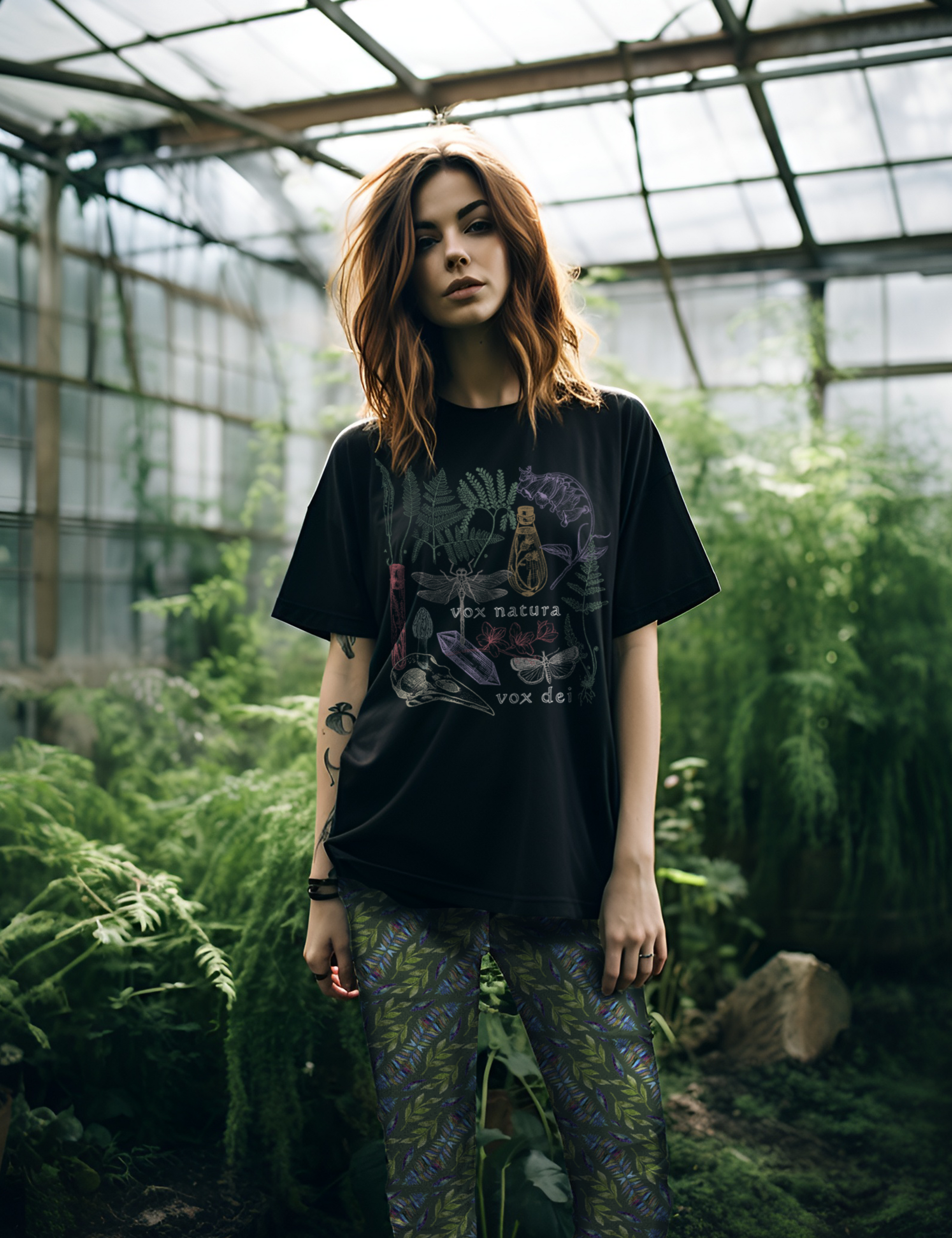 Fairy Grunge Aesthetic Outfits Greenery Leggings