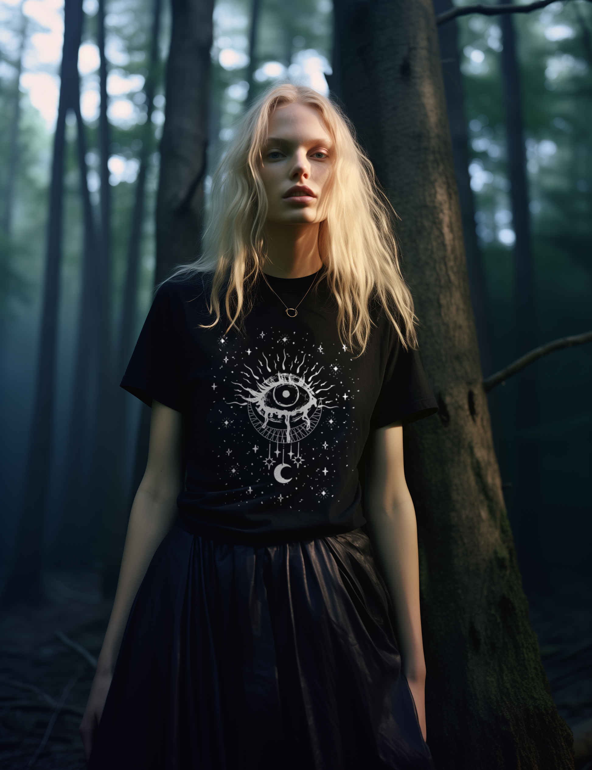 Mystical Witchy Aesthetic Clothing Evil Eye Shirt