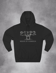 Solve Et Coagula Occult Esoteric Alchemy Plus Size Goth Hoodie