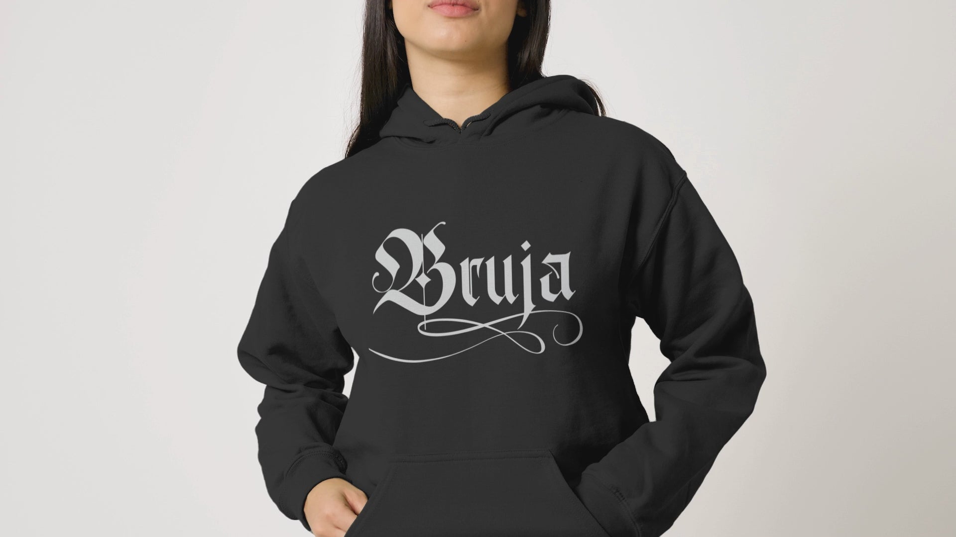 Bruja Witchy Aesthetic Plus Size Goth Clothing Hoodie