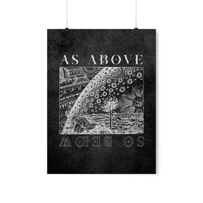 As Above So Below Witchy Poster