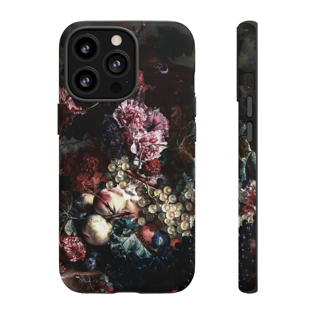 Dark Cottagecore Moody Botanical Aesthetic Phone Case